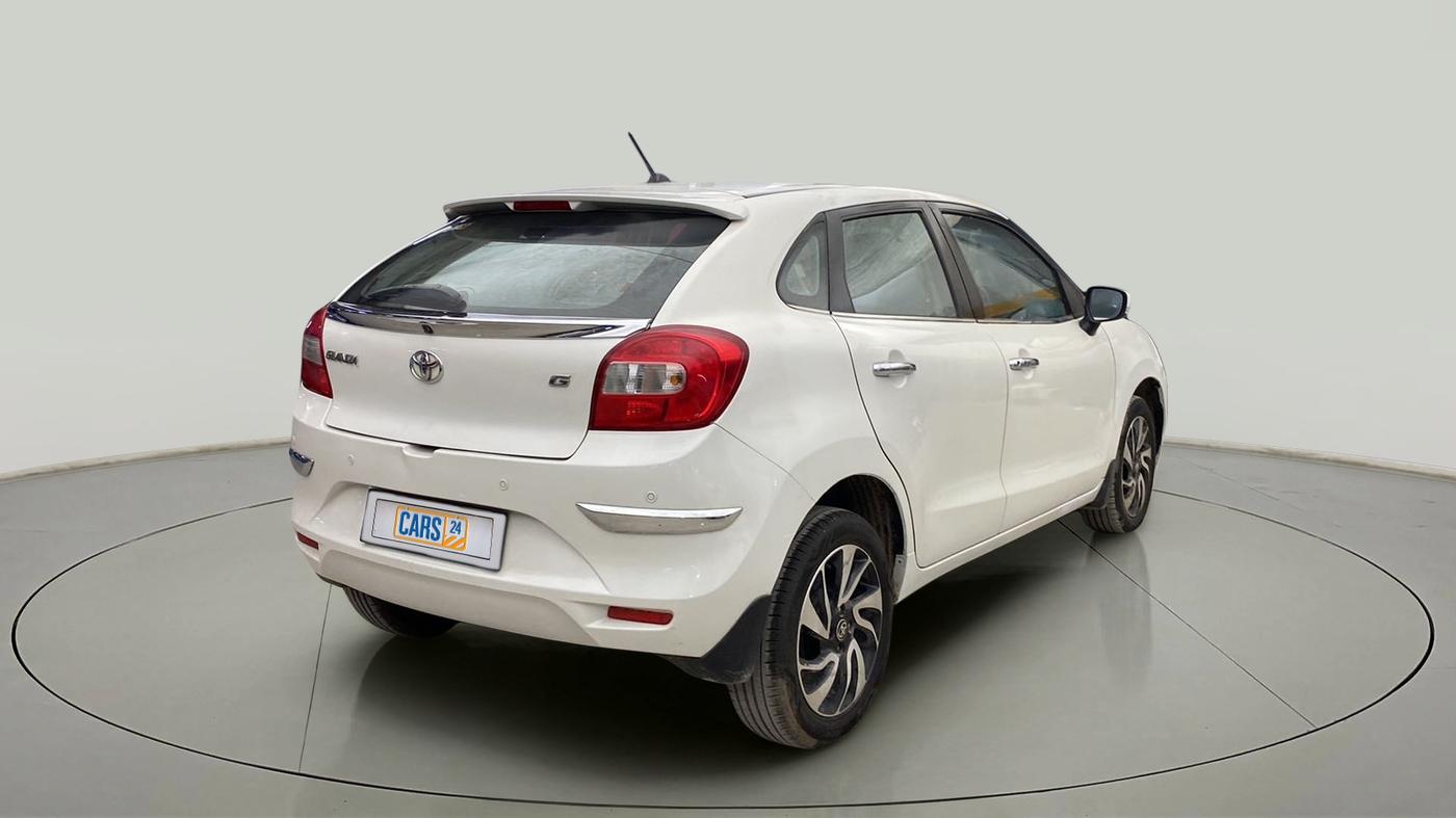 2021 Toyota Glanza G CVT, Petrol, Automatic, 10,873 km, Right Back Diagonal