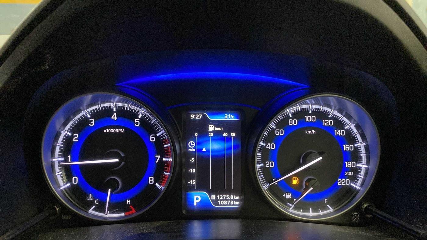 2021 Toyota Glanza G CVT, Petrol, Automatic, 10,873 km, Odometer Image