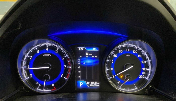 2021 Toyota Glanza G CVT, Petrol, Automatic, 10,873 km, Odometer Image
