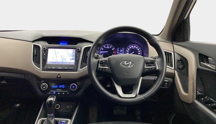 2017 Hyundai Creta SX PLUS AT 1.6 PETROL, Petrol, Automatic, 76,552 km, Steering Wheel Close Up