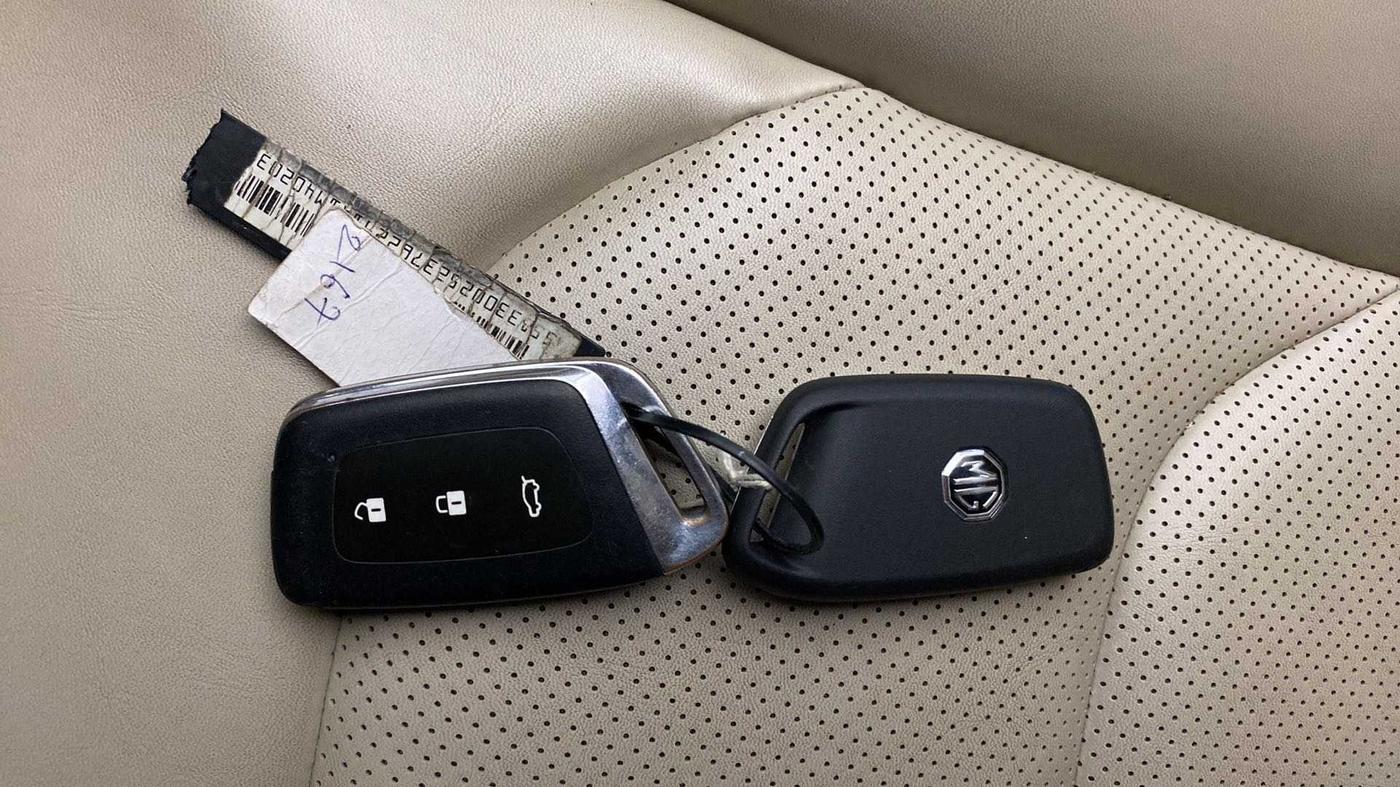 2021 MG HECTOR SHARP 1.5 DCT PETROL, Petrol, Automatic, 44,155 km, Key Close Up