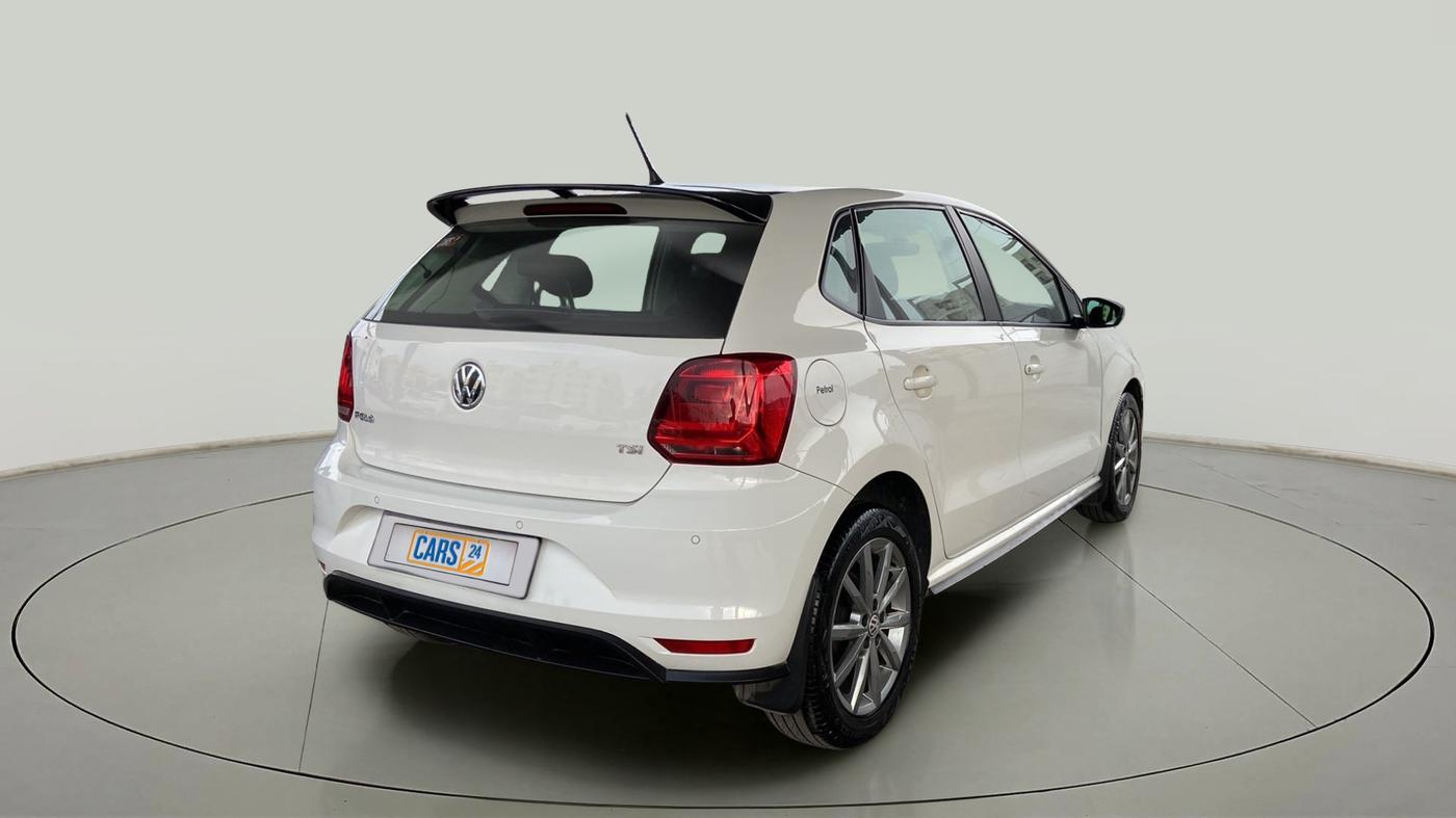 2020 Volkswagen Polo HIGHLINE PLUS 1.0L TSI, Petrol, Manual, 44,412 km, Right Back Diagonal