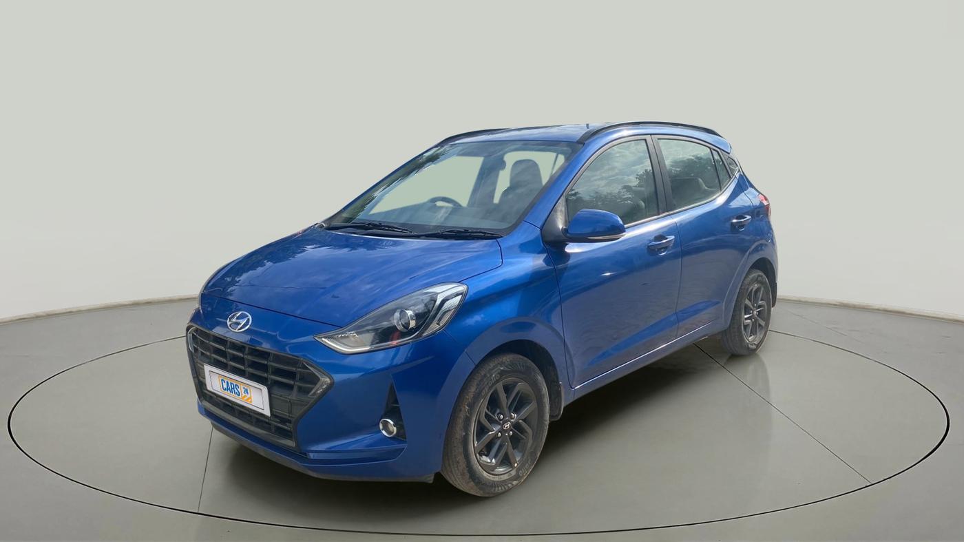 2020 Hyundai GRAND I10 NIOS SPORTZ AMT 1.2 KAPPA VTVT, Petrol, Automatic, 35,584 km, Left Front Diagonal