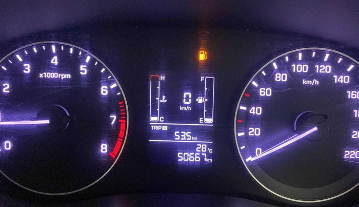 2017 Hyundai Elite i20 SPORTZ 1.2, Petrol, Manual, 50,623 km, Odometer Image