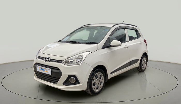 2015 Hyundai Grand i10 SPORTZ 1.2 KAPPA VTVT, Petrol, Manual, 96,142 km, Left Front Diagonal