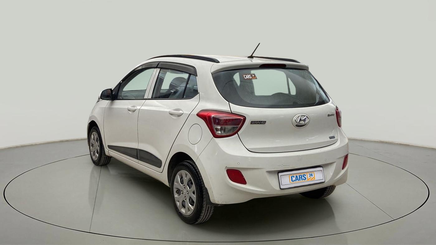 2015 Hyundai Grand i10 SPORTZ 1.2 KAPPA VTVT, Petrol, Manual, 96,142 km, Left Back Diagonal