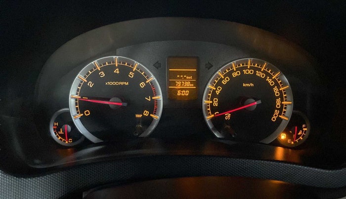 2013 Maruti Swift Dzire VXI, Petrol, Manual, 79,733 km, Odometer Image