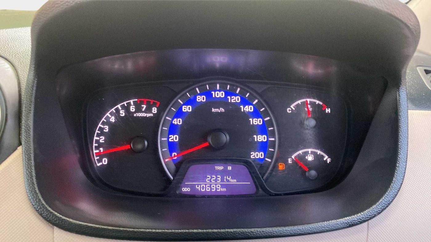 2019 Hyundai Xcent S 1.2, Petrol, Manual, 40,787 km, Odometer Image