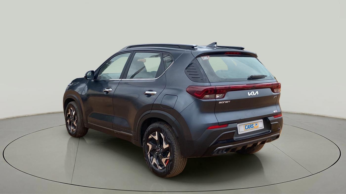 2023 KIA SONET X LINE 1.0 DCT, Petrol, Automatic, 5,703 km, Left Back Diagonal