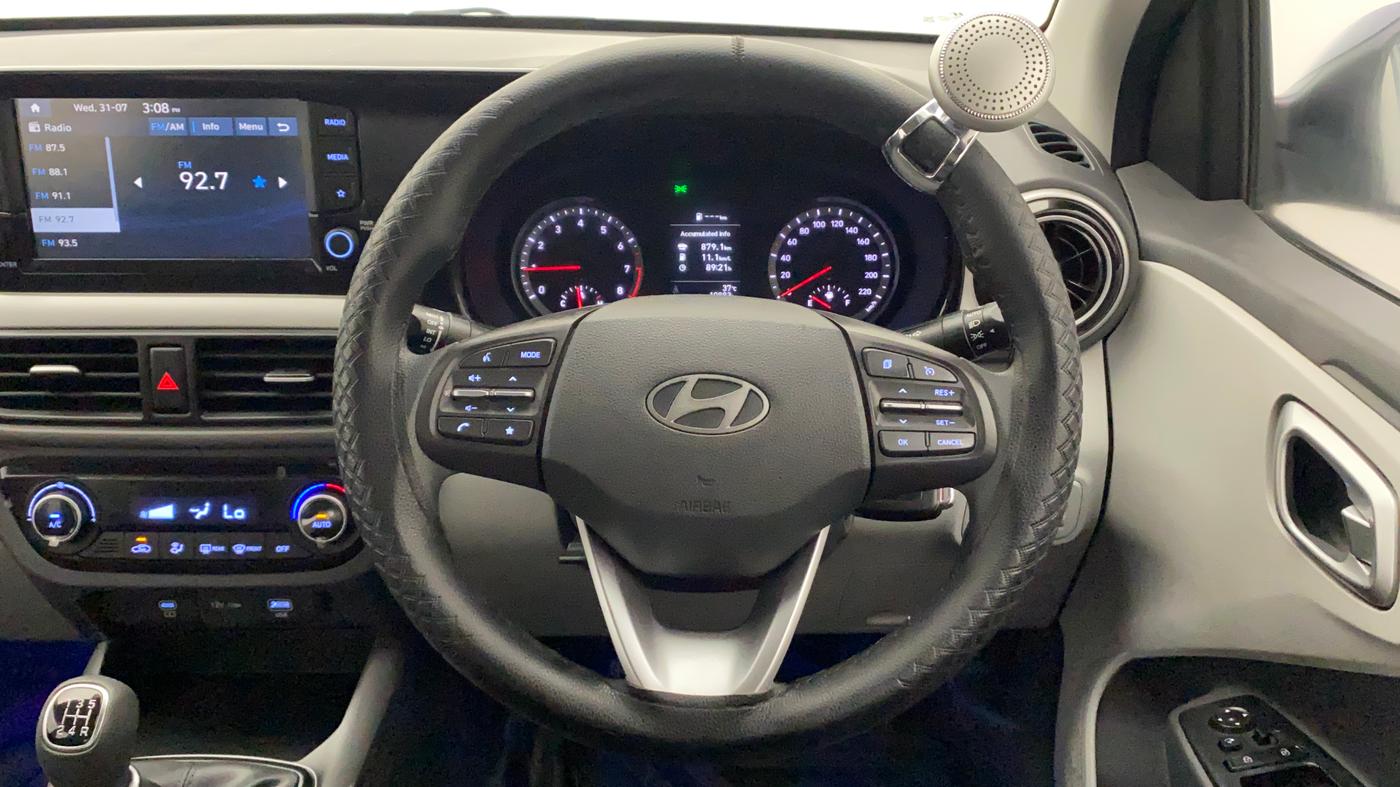 2023 Hyundai GRAND I10 NIOS SPORTZ 1.2 KAPPA VTVT, Petrol, Manual, 10,883 km, Steering Wheel Close Up