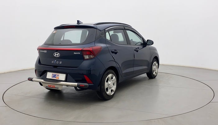 2023 Hyundai GRAND I10 NIOS SPORTZ 1.2 KAPPA VTVT, Petrol, Manual, 10,883 km, Right Back Diagonal