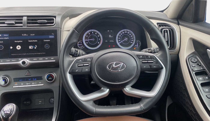 2021 Hyundai Creta SX 1.5 PETROL, Petrol, Manual, 24,743 km, Steering Wheel Close Up