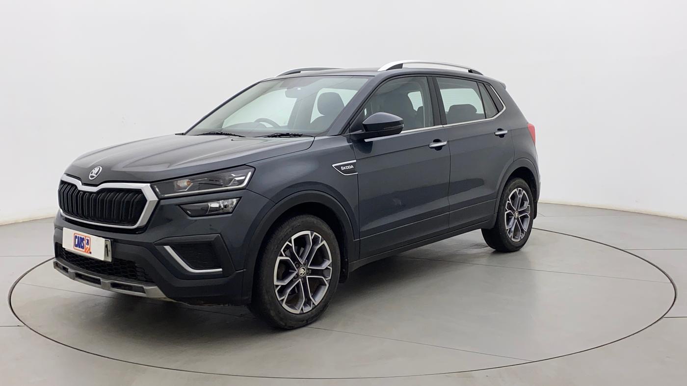 2021 Skoda KUSHAQ STYLE 1.0L TSI AT, Petrol, Automatic, 39,931 km, Left Front Diagonal