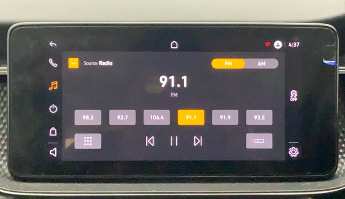 2021 Skoda KUSHAQ STYLE 1.0L TSI AT, Petrol, Automatic, 39,931 km, Infotainment System