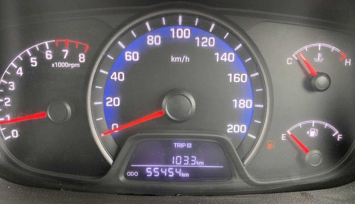 2016 Hyundai Xcent S 1.2 SPECIAL EDITION, Petrol, Manual, 55,447 km, Odometer Image