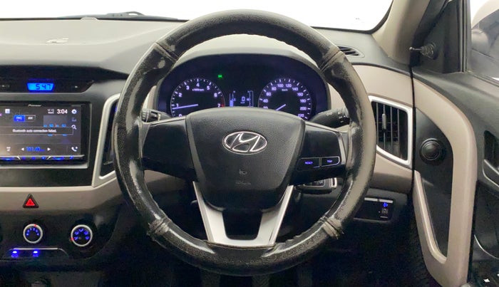 2018 Hyundai Creta E 1.6 PETROL, Petrol, Manual, 44,713 km, Steering Wheel Close Up