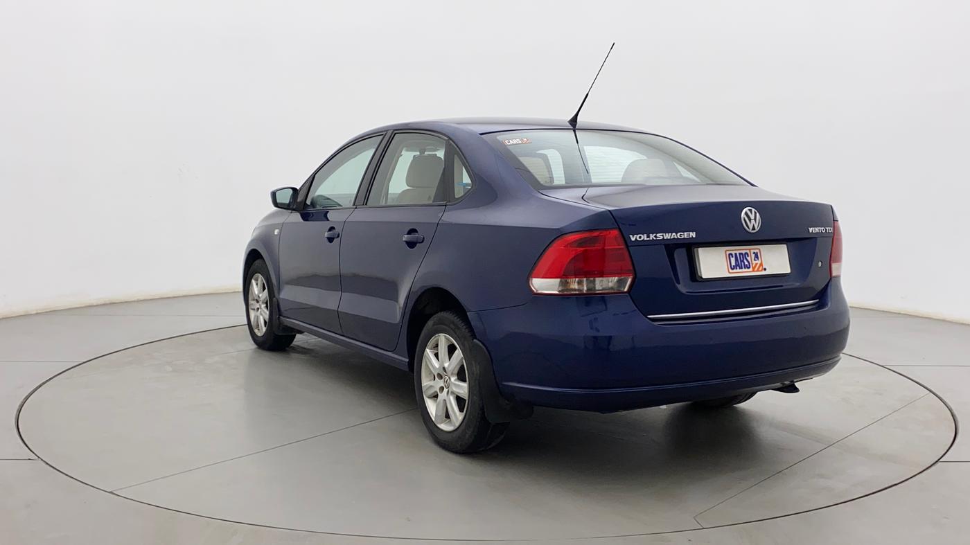 2012 Volkswagen Vento HIGHLINE DIESEL 1.6, Diesel, Manual, 84,928 km, Left Back Diagonal