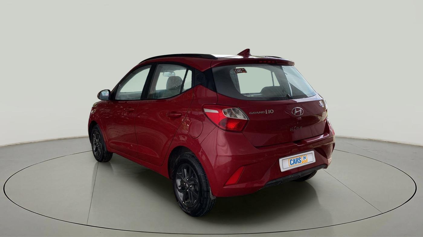 2019 Hyundai GRAND I10 NIOS SPORTZ AMT 1.2 KAPPA VTVT, Petrol, Automatic, 81,534 km, Left Back Diagonal