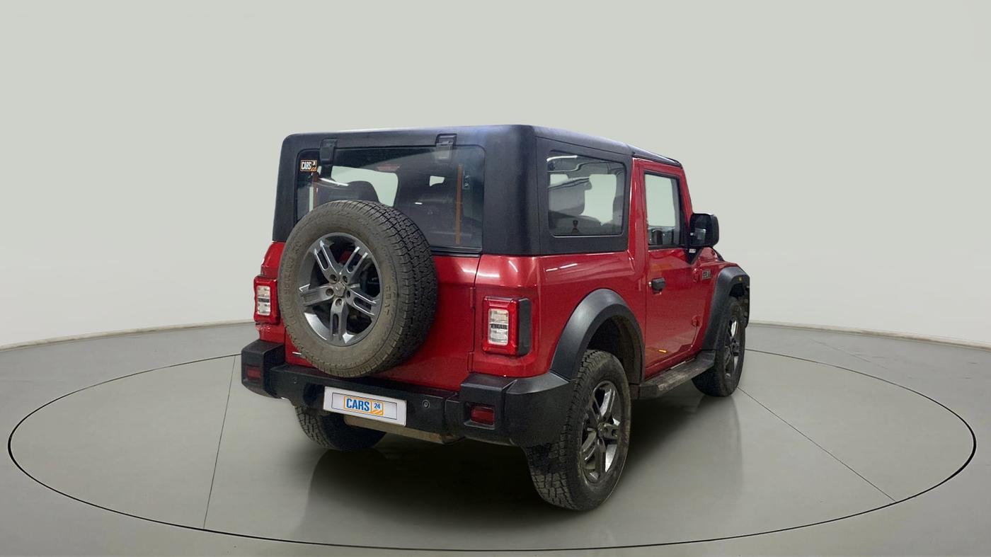 2023 Mahindra Thar LX P 2WD AT HT, Petrol, Automatic, 10,637 km, Right Back Diagonal