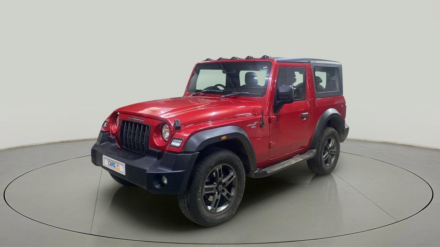 2023 Mahindra Thar LX P 2WD AT HT, Petrol, Automatic, 10,637 km, Left Front Diagonal