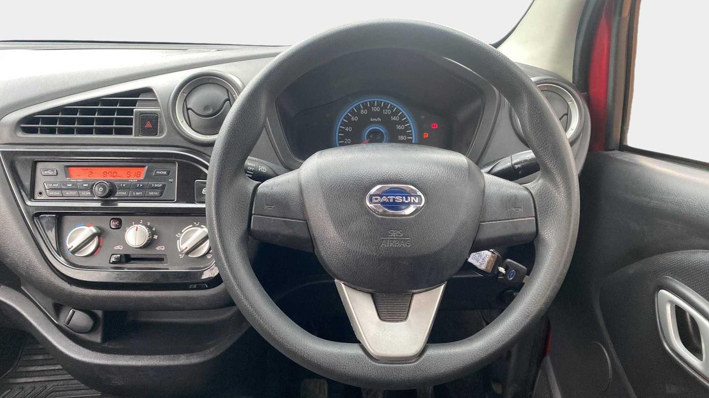 2018 Datsun Redi Go S 1.0, Petrol, Manual, 35,098 km, Steering Wheel Close Up