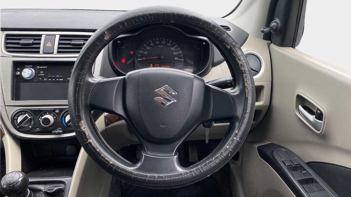 2015 Maruti Celerio VXI, Petrol, Manual, 55,022 km, Steering Wheel Close Up