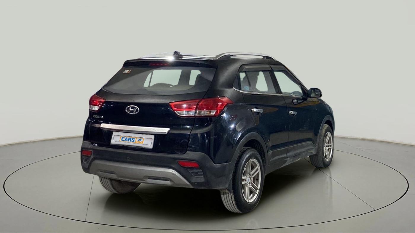 2018 Hyundai Creta E PLUS 1.6 PETROL, Petrol, Manual, 60,193 km, Right Back Diagonal