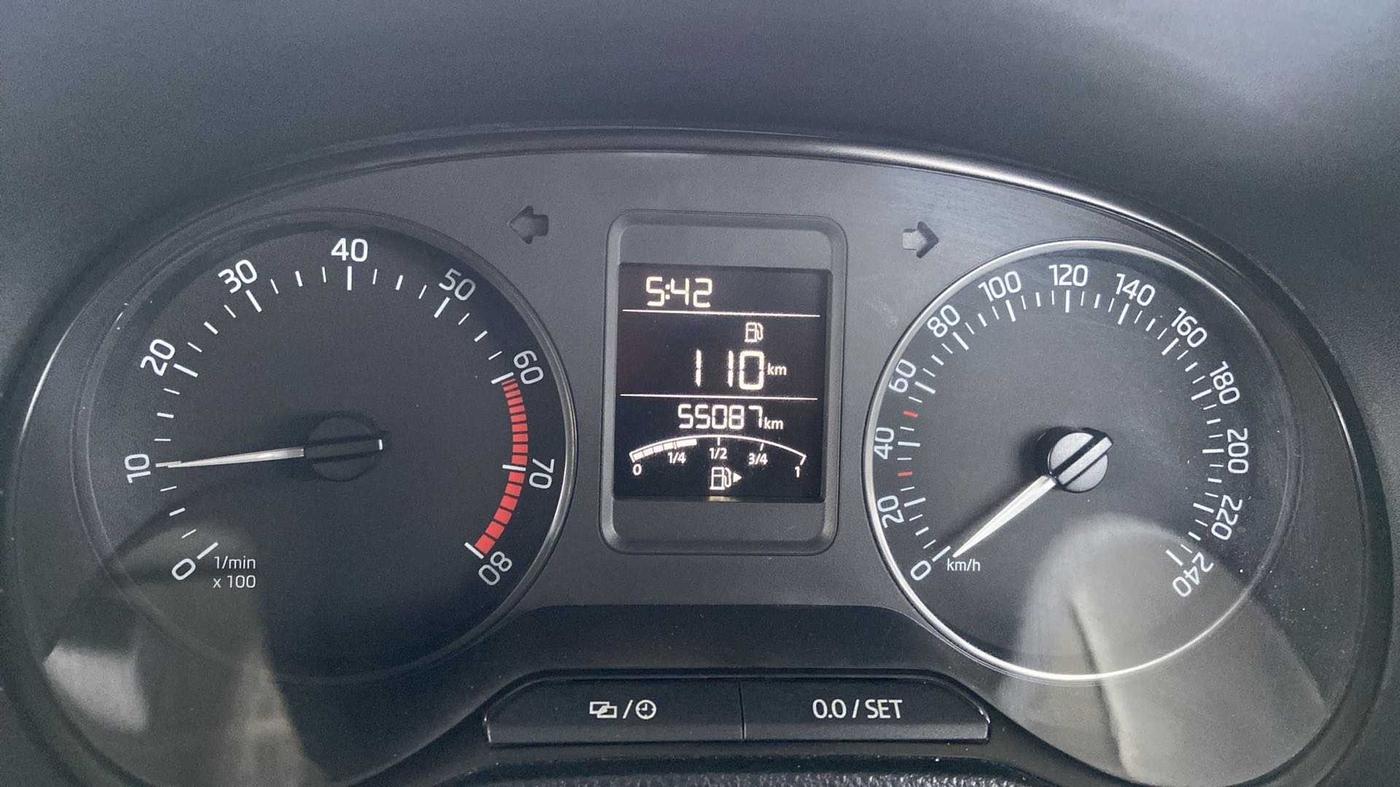 2020 Skoda Rapid AMBITION TSI, Petrol, Manual, 55,069 km, Odometer Image