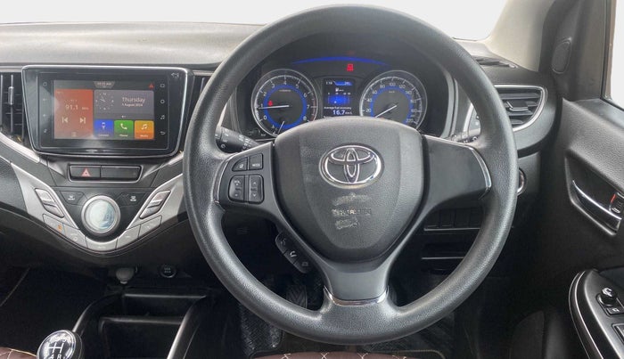 2021 Toyota Glanza G, Petrol, Manual, 21,442 km, Steering Wheel Close Up
