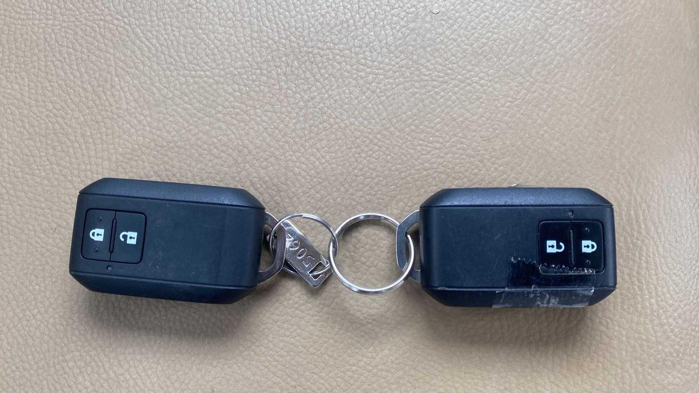 2021 Toyota Glanza G, Petrol, Manual, 21,442 km, Key Close Up
