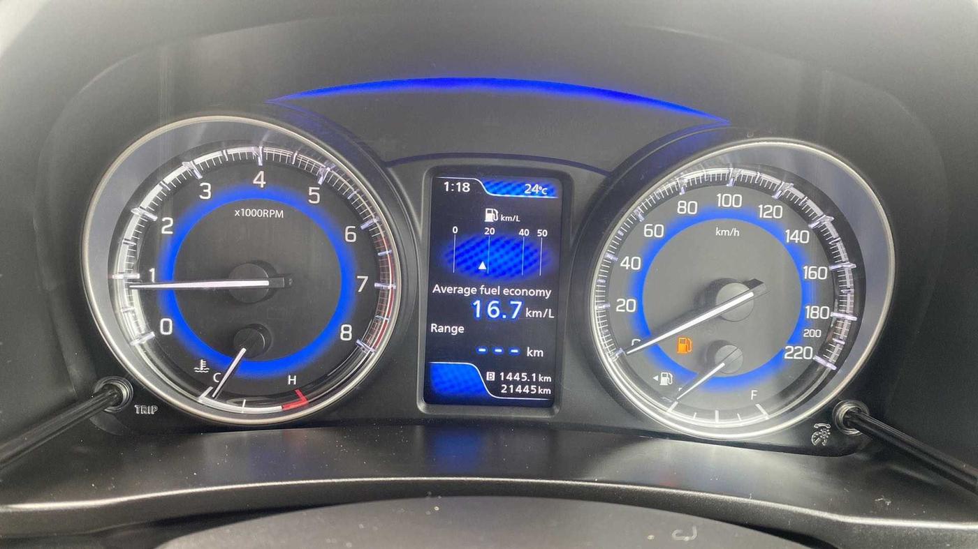 2021 Toyota Glanza G, Petrol, Manual, 21,442 km, Odometer Image