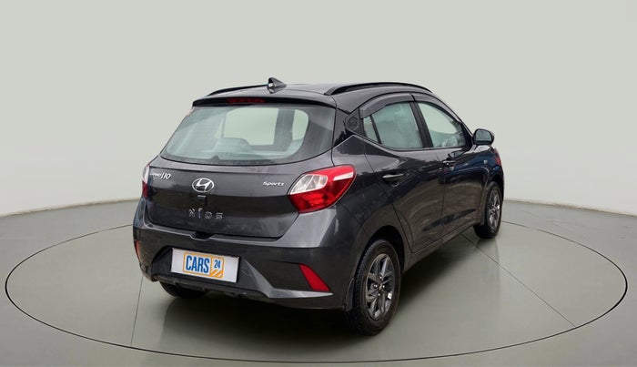 2022 Hyundai GRAND I10 NIOS SPORTZ AMT 1.2 KAPPA VTVT, Petrol, Automatic, 14,035 km, Right Back Diagonal