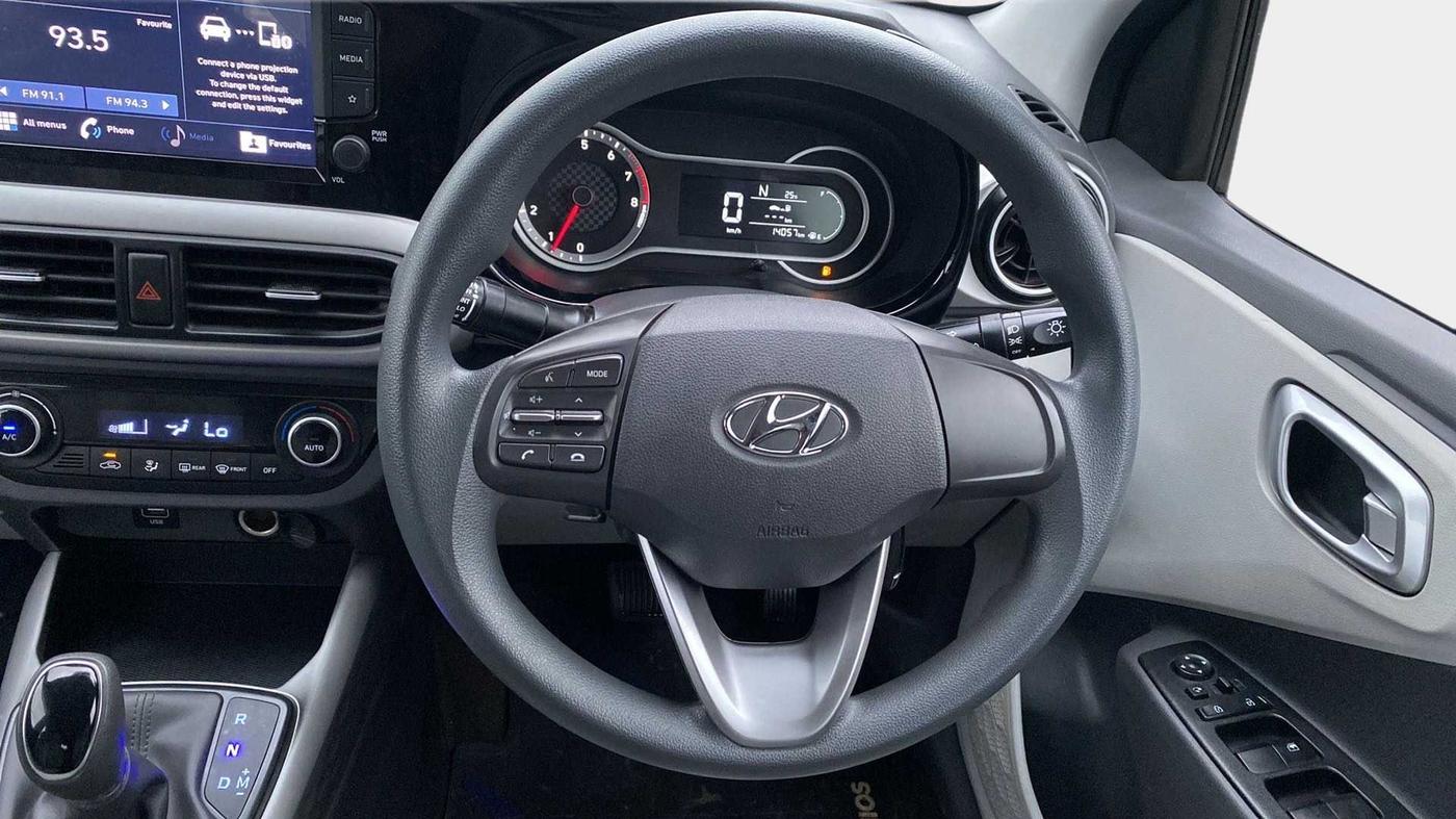 2022 Hyundai GRAND I10 NIOS SPORTZ AMT 1.2 KAPPA VTVT, Petrol, Automatic, 14,035 km, Steering Wheel Close Up