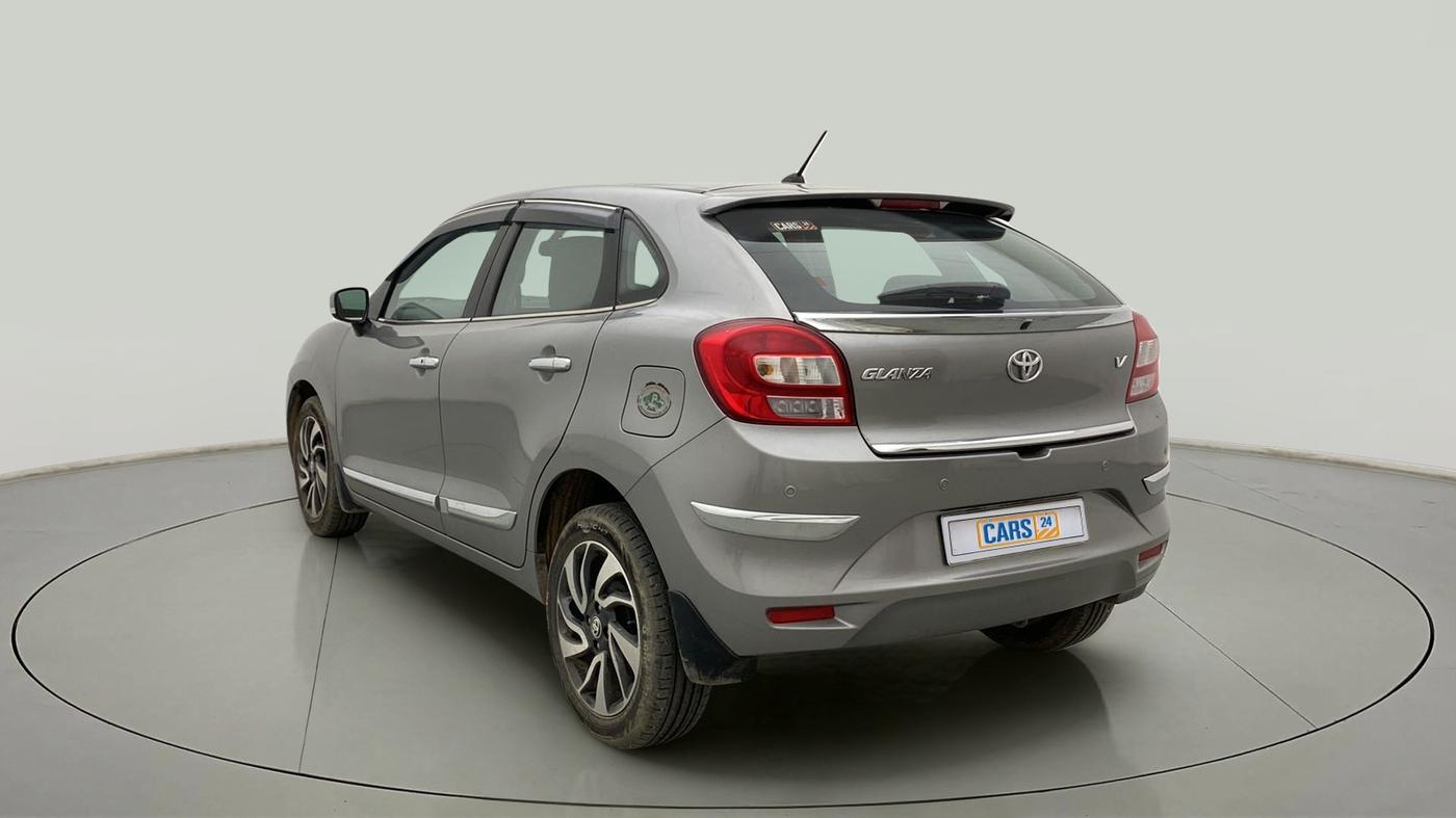 2020 Toyota Glanza V CVT, Petrol, Automatic, 21,269 km, Left Back Diagonal