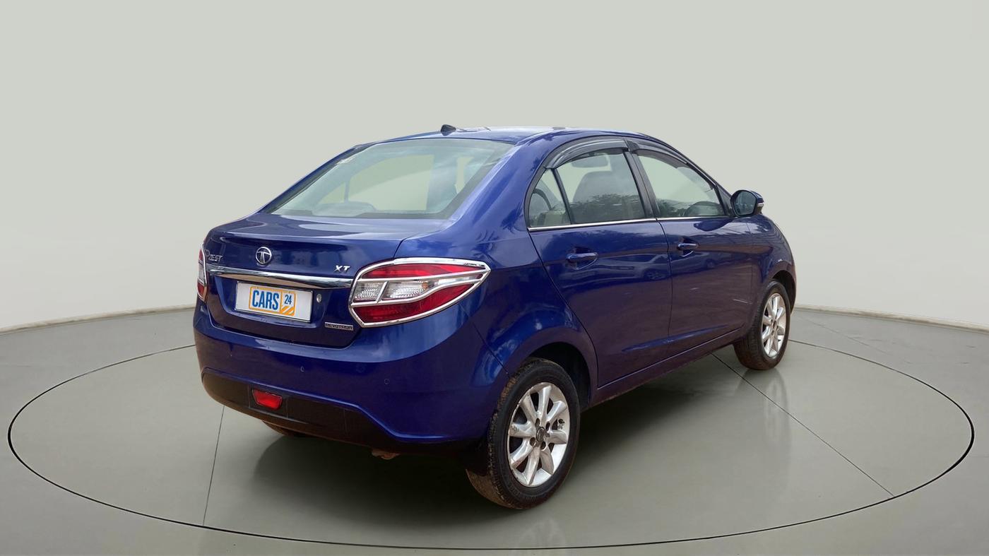 2017 Tata Zest XT PETROL, Petrol, Manual, 54,098 km, Right Back Diagonal