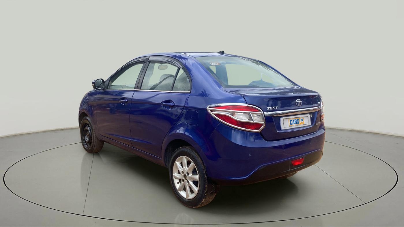 2017 Tata Zest XT PETROL, Petrol, Manual, 54,098 km, Left Back Diagonal