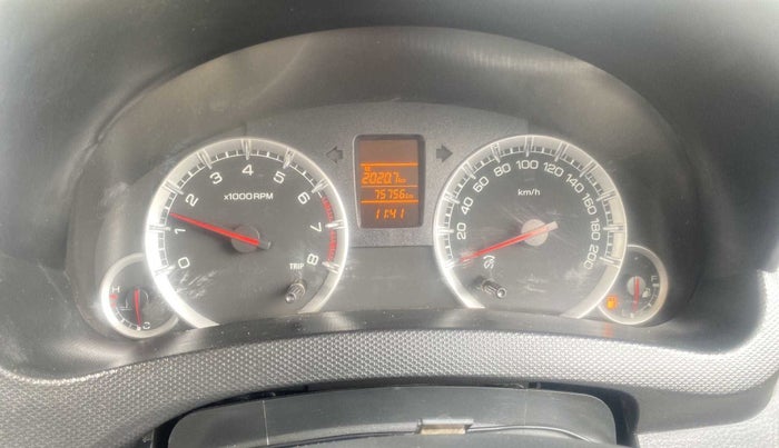 2014 Maruti Swift VXI, Petrol, Manual, 75,750 km, Odometer Image