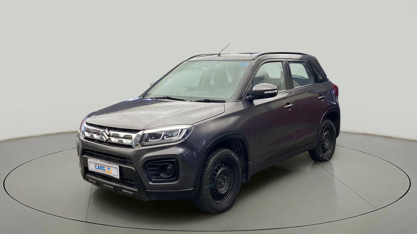 2021 Maruti Vitara Brezza VXI AT SHVS, Petrol, Automatic, 57,060 km, Left Front Diagonal
