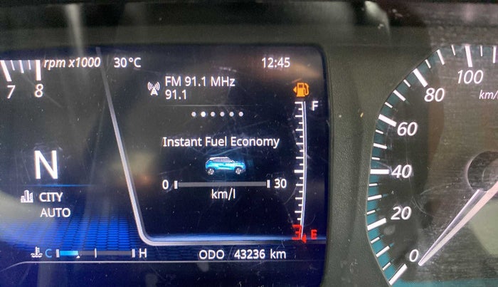 2021 Tata PUNCH CREATIVE  iRA PACK AMT, Petrol, Automatic, 43,292 km, Odometer Image