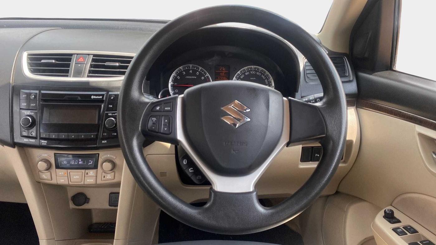 2016 Maruti Swift Dzire ZXI, Petrol, Manual, 57,272 km, Steering Wheel Close Up