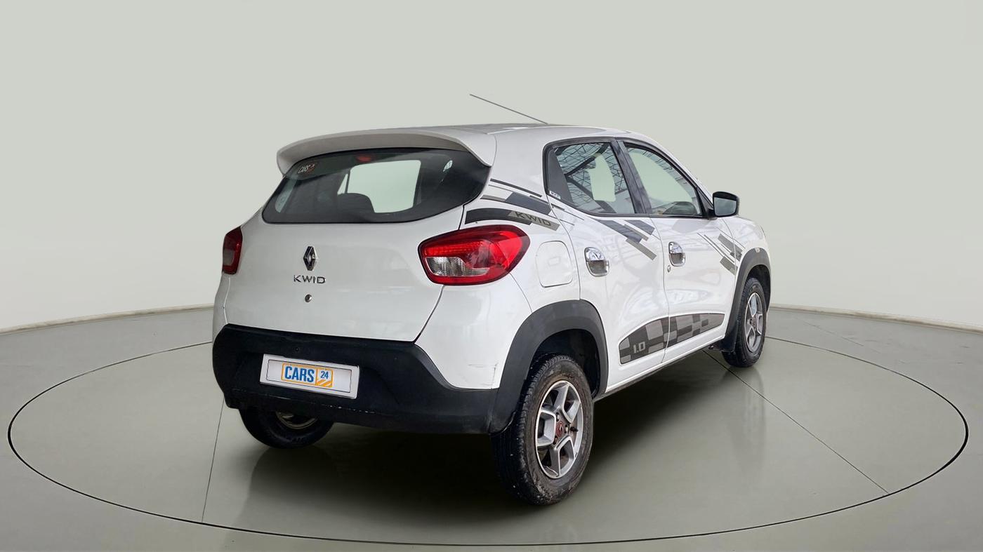 2017 Renault Kwid RXT 1.0 AMT (O), Petrol, Automatic, 19,751 km, Right Back Diagonal