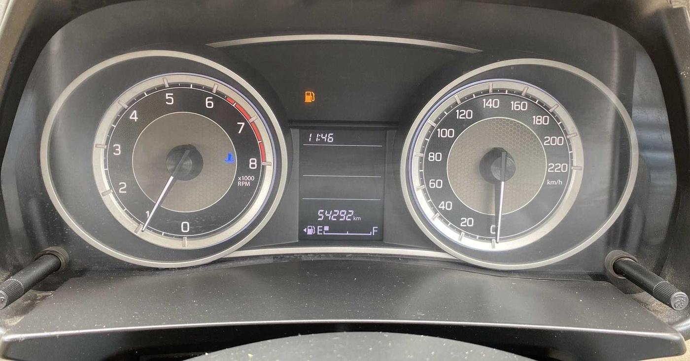 2017 Maruti Dzire VXI, Petrol, Manual, 54,307 km, Odometer Image