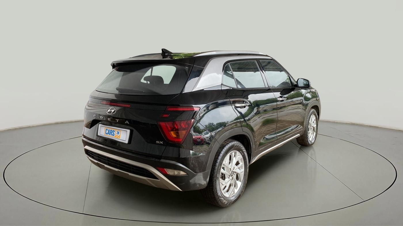 2022 Hyundai Creta SX 1.5 PETROL, Petrol, Manual, 43,938 km, Right Back Diagonal