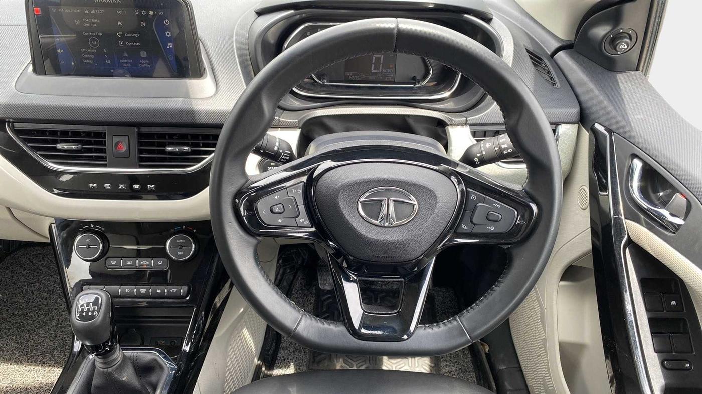 2022 Tata NEXON XZ PLUS (HS) PETROL, Petrol, Manual, 5,226 km, Steering Wheel Close Up