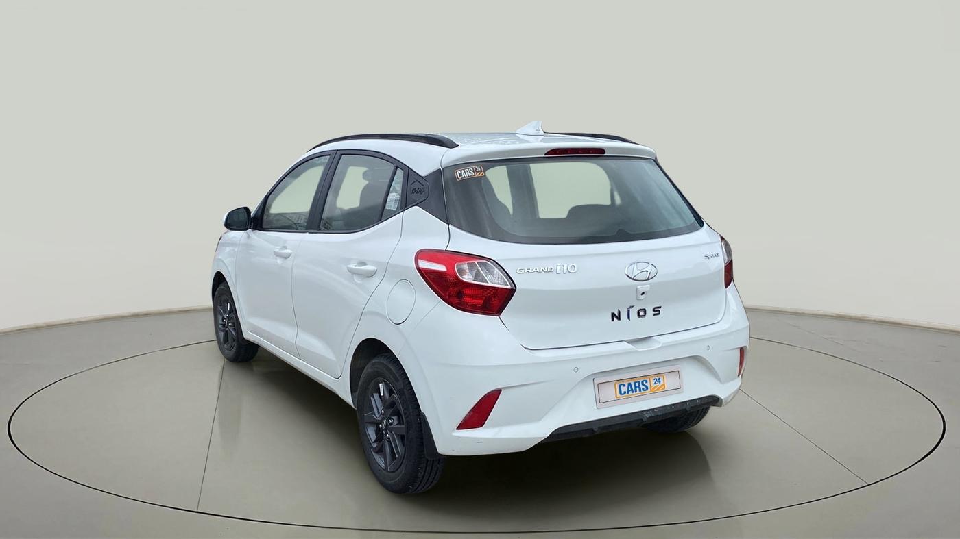 2022 Hyundai GRAND I10 NIOS SPORTZ 1.2 KAPPA VTVT, Petrol, Manual, 7,103 km, Left Back Diagonal