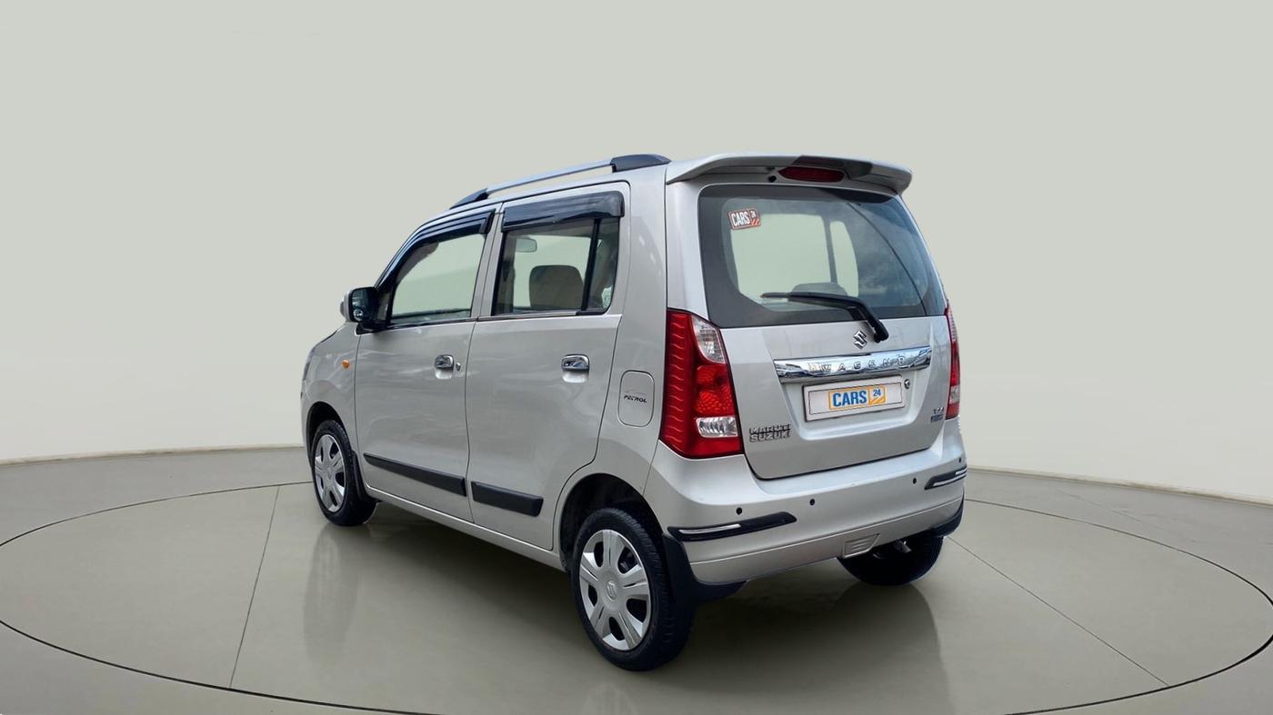 2018 Maruti Wagon R 1.0 VXI (O) AMT, Petrol, Automatic, 33,841 km, Left Back Diagonal