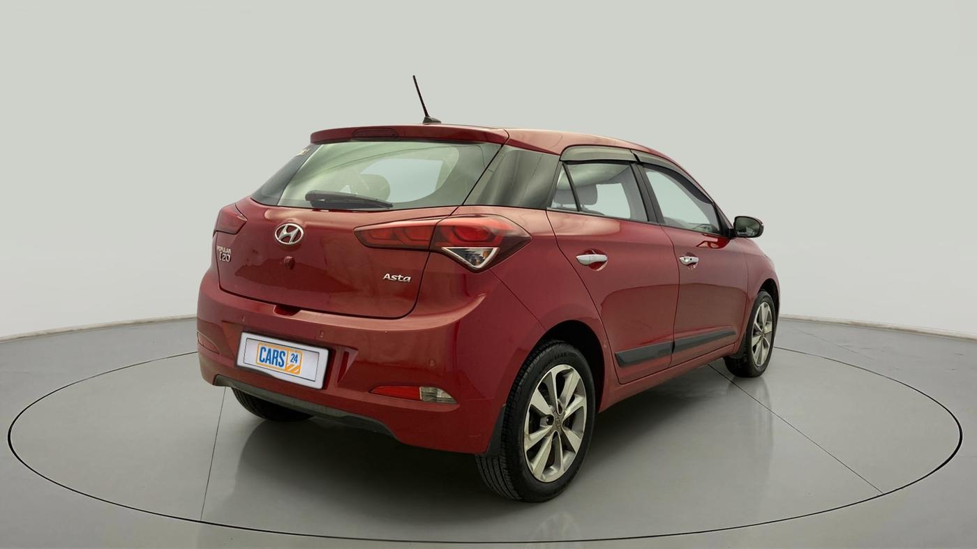 2017 Hyundai Elite i20 ASTA 1.2 (O), Petrol, Manual, 49,701 km, Right Back Diagonal