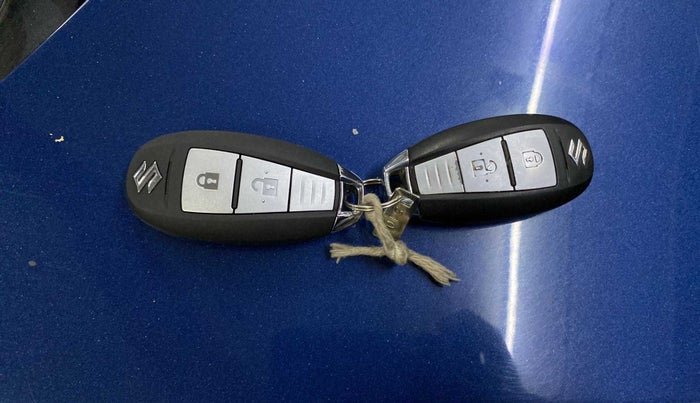 2018 Maruti Baleno ZETA CVT PETROL 1.2, Petrol, Automatic, 43,410 km, Key Close Up