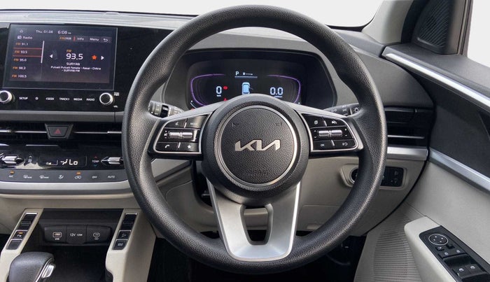 2022 KIA CARENS PRESTIGE PLUS 1.4 PETROL DCT 7 STR, Petrol, Automatic, 17,371 km, Steering Wheel Close Up