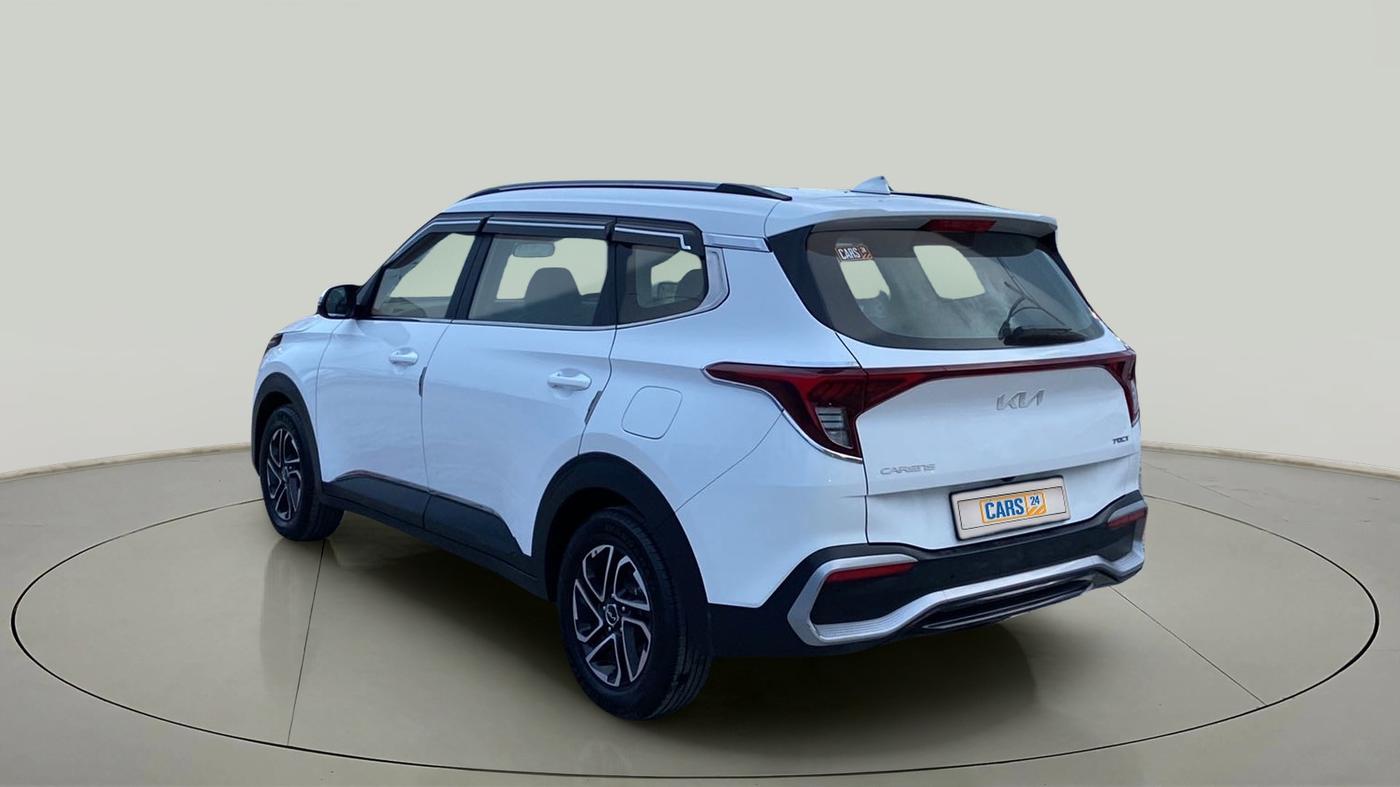 2022 KIA CARENS PRESTIGE PLUS 1.4 PETROL DCT 7 STR, Petrol, Automatic, 17,371 km, Left Back Diagonal